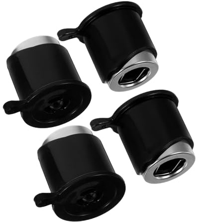 FONDOTIN 4pcs Electric Pressure Cooker Accessories Pressure Cooker Replacement Parts Kitchen Steam Exhaust Valve Black Plastic