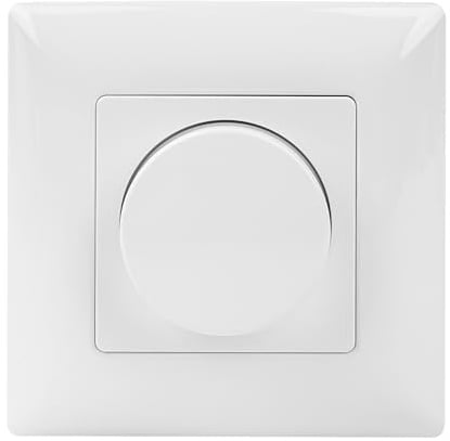 Dimmer schalter 0-10V dimmer für led lampen dimmschalter Anschluss an 0/1-10V LED Stromversorgung Drehdimmer für dimmbare LED-Lampen Glühlampen und Halogenlampen BQ-PTDIM