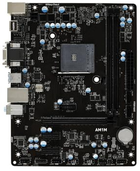 Placa Madre Placa Base Fit For MSI AM1M con zócalo AM1, DDR3 1333/1600 32 GB, Compatible con CPU Athlon X4 550, 5350, 5150 y 3850.