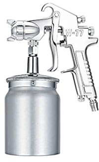 GHKryD Pistola pulverizadora, Pistola pulverizadora neumática de 1000ML, Boquilla Calibre 2,0/2,5/3,0mm, Herramienta pulverización for Coche/Muebles(Down 1000ml 2.5)