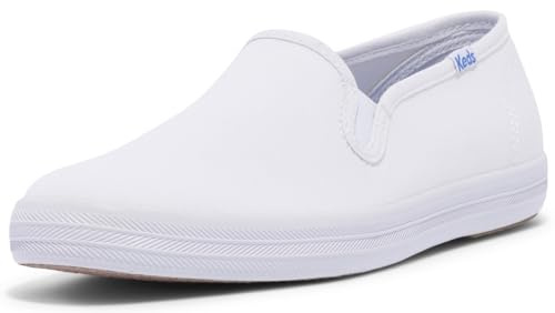 Keds Keds Champion Slip on, Sneaker Womens, White Canvas, 9 Medium
