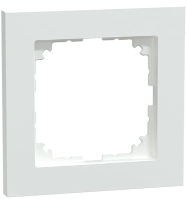 Schneider Electric Merten M-Pure Rahmen für Steckdosen und Schalter, 1-fach, aktivweiss, Artikelnummer MEG4010-3625