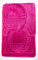 WPM '3 Teiliges Bad-Teppich-Set Badteppich Schnittmuster (20 x32)/Kontur (groß (20 x20) mit Deckel Large Hot Pink
