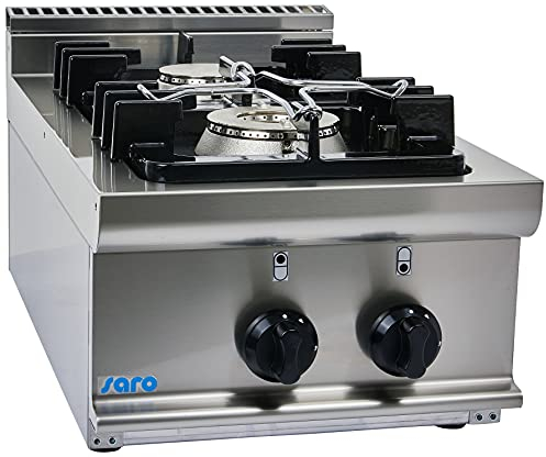 Saro 423-1000 E7/KUPG2BB Gasherd, Edelstahl