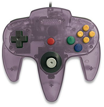 Old Skool Classic Wired Controller Joystick for Nintendo 64 N64 Game System - Atomic Purple