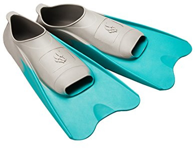 Mad Wave Pool Farbe Kurz Flossen, Unisex, Pool Colour Short, türkis, Size 34-35