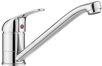 Jass Ferry Robinet de cuisine traditionnel monobloc avec bec pivotant Chromé