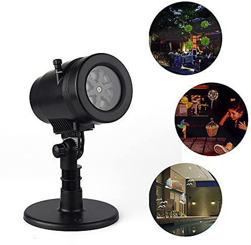Topchances Halloween Decoration Projector Light, Christmas Landscape Light 14 Patterns Rotating Light LED Projector Wall Decoration Light for Christmas Halloween
