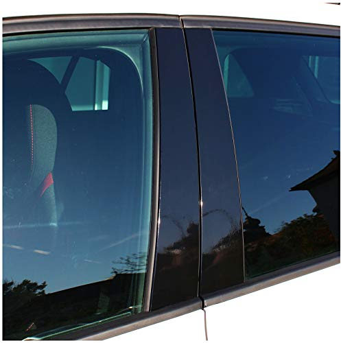 AlphaShield FX01 Lackschutz Folie für B C Säule Zierblenden Aufkleber für Auto (150µm Transparent Oraguard 270 Stone)