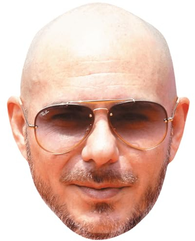 Pitbull (Shades) Maske aus Karton