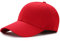 Bakicey Baseball Cap Unisex Outdoor Baseball Cap Kappe Baumwolle Baseball Mützen Erwachsenen Casual Reine Farbe Baseboard Baseballkappe Verstellbar Athletic Baseball Cap Kappe Damen Herren (Rot)