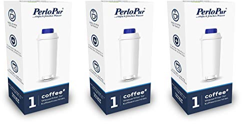 Coffee² Wasserfilter Kaffeemaschine komp. mit Delonghi DLSC002, Zubehör für Kaffeemaschinen der ECAM, ETAM sowie ESAM Serie - Pack 3