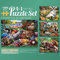 Bits and Pieces - Multipack 4-in-1 Puzzle Set 1000 Piece Jigsaw Puzzles for Adults - Each Puzzle Measures 51cm x 69cm- Farmyard Nature Animal Scene Jigsaws by Artist Larry Jones