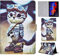Auslbin Funda Galaxy Tab A7 10.4 2022/2020 Carcasa de Cuero PU Ligera con Soporte Función Slim Caso Funda Tableta para Samsung Galaxy Tab A7 T500/T503/T505/T509 - Gato de Aventura