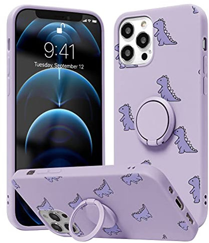 Yoedge Phone case for Samsung Galaxy A20e 5.8 inch, 360° Magnetic Ring Holder Kickstand Soft Silicone TPU Shockproof Anti-Scratch Protective Resistant Fashion Pattern for Galaxy A20e, Purple