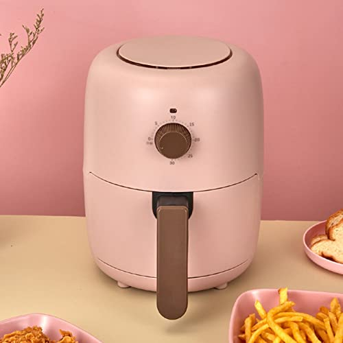 FRYER AIR AIR, GRANDE CAPACITE Écran tactile Smart Frither, Pot de cuisson rose, noir et bas gras (Color : Pink)
