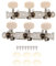 Guitar Tuning Peg, Guitar Tuning Key, Guitar Tuners Machine Heads Tuners Dual Holes 3R 3L Tuning Keys String Pegs for Acoustic Folk Electric Guitar