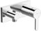 Hansa HANSADESIGNO Set completo per miscelatore doccia, da incasso, rosone quadrato, 44509583