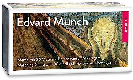 Edvard Munch Memo | Die 36 wichtigsten Werke des berühmten Norwegers | Matching Game | The 36 Most Important Works by The Famous Norwegian