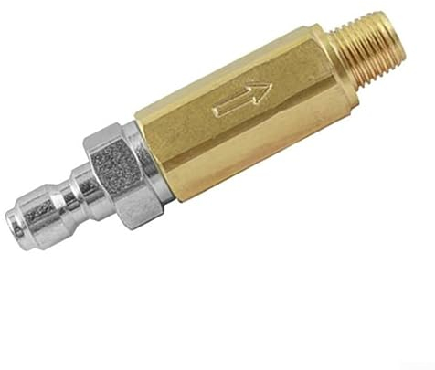 DAZZLEEX Pressure Washer Nozzle Guard - Stainless Steel Brass Filter Debris Soap Extend Nozzle Life Quick Connect
