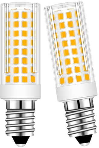 XIMNCHNI E14 LED Lampe Warmweiß, 9W Birne, 8W Glühbirne Mais, Energiesparende Leuchtmittel, Ersatz 60W-75W Halogenlampe, AC 220-240V, 2 Pack
