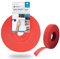 Velcro® Brand Hook and Loop ONE-WRAP® Hook and Loop Tape, Cable Straps, Cable Management, Cord Organizer, Reusable Fastening Cable Ties, Orange, 10mm x 1m