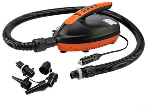 Zoegneer Einmotor, einstufige elektrische Pumpe mit LCD-Display für die meisten Luftmatratzen, Schlauchboote, Zelte, Stand-Up-Paddle-Boards 110 W (HT-781)