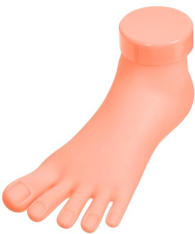 Healeved Modèle De Pied Nail Art Flexible Et Léger Taille Moyenne Outil D'entraînement Au Nail Art Professionnelle Pour Formation Manucure Pédicure