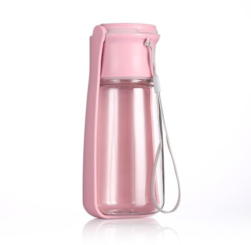 Bouteille Plein air Chien Portable, 350/550ml Gourde Chien Pliable Bouteille d'eau Chiot Chat avec Mangeoire sans BPA pour Les Voyages la Marche en Plein Air