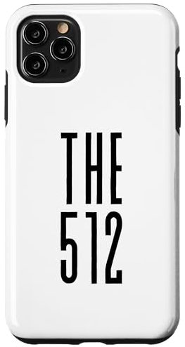 Carcasa para iPhone 11 Pro Max Código de área 512 Austin Texas TX 512