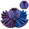 Gear Ball,3D-Gedruckter Zahnradball,Spin Ball Cube Fidget Ball, Gear Sphere das Steampunk Whirling Wonder Fidget Zahnradball, 3D Gear Stressball und Angst-Entspannungsspielzeug (Blue-Purple)