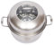 5 Etagen Dampfkocher Gardampftopf Edelstahl Dampfgarer 32cm,Dampfgarer Manti-Topf Mantowarka Glasdeckel,Dampfeinsatz und Glasdeckel, Dampfkochtopf, auch für Induktionsherd