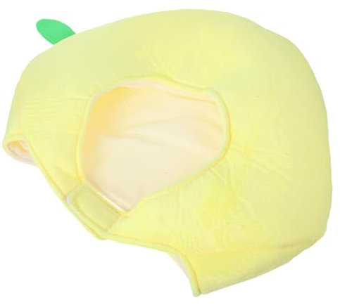 HOMOCONO 1stück Lustige Lemon Form Plüschhut Für Karneval Musikfestivals Und Kostümpartys Bequeme Kopfbedeckung Als Fotorequisiten Und Dekoration