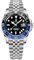 Pagani Design 1662 GMT Herrenuhr Automatik NH34 Mechanische Herrenuhr mit Zwei Zeitzonen und Kalender Wasserdicht Edelstahl Leuchtend Business （Schwarz und Blau-5）