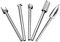 Wood Carving Bits, 5 Different Wood Drill Bits with 1/8” Shank, Wood Carving Tools, Wood Carving Kit Accessory for Dre-mel DIY Woodworking Carving, Drilling Hole, Grinding, Drawing Lines, Circles