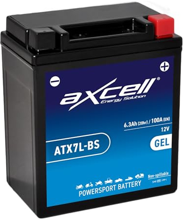 AXCELL Batterie 12V YTX7L-BS GEL 50614 passend für Piaggio Medley 125 S ABS i-get RP8MD01 2021-2022
