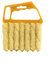 Spolverino in microfibra facile da usare per una pulizia accurata di tende veneziane e persiane (giallo)