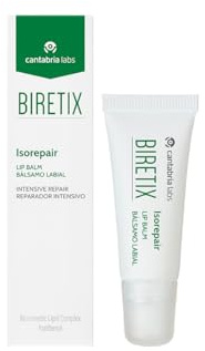 Cantabria Labs – Biretix Isorepair Lippenbalsam – Intensivreparierende 10 ml – Feuchtigkeit und Pflege trockener und/oder sensibilisierter Lippen durch orale Retinoid-Behandlungen