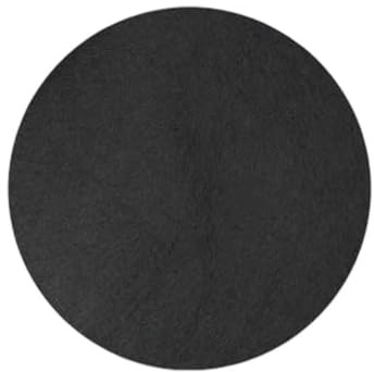 Wasserabsorbierende Poolmatte, 2 m/4 m, rund, Filz-Bodenplane für Outdoor-Spa, aufblasbare Pools, schwarz