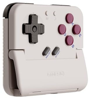 GameSir Pocket Taco – Controller portatile verticale per Android – Controller da gioco mobile wireless, batteria da 600 mAh, leggero con ricarica pass-through, gamepad retrò arcade mobile (Bianco)