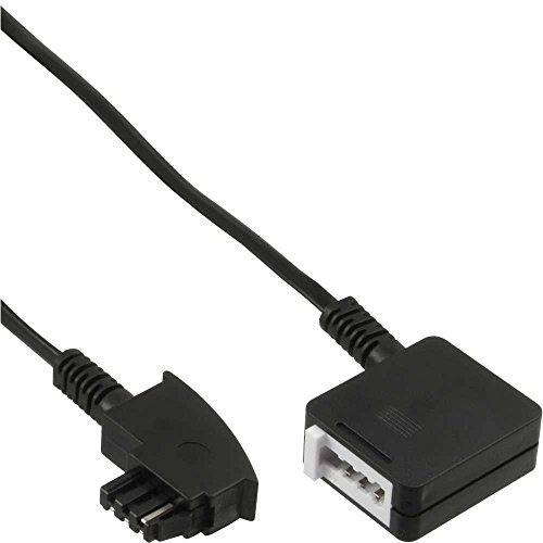 InLine 18847 TAE-F Verlängerung TAE-F-Stecker auf TAE-F-Buchse schwarz 15m