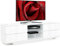 Centurion Supports Avitus High Gloss White with 4-High Gloss White Drawers & 3-Shelf 32-65 LED/LCD/Plasma Cabinet TV Stand
