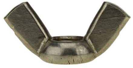 Reidl Flügelmuttern M 14 A2 blank 10 Stück