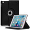 Case For iPad Mini 4 / Mini 5, 360 Rotating Smart Stand Leather Case Cover For Apple iPad mini 4 / mini 5 (Black 360 case)