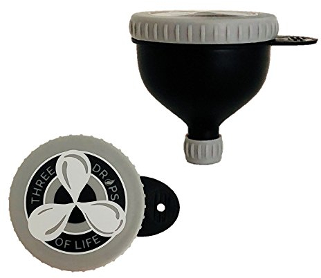 Large Powder Supplement Funnel - Best Convenient, No Mess Protein Accessory, Easier Fill N Go Scoops (1, 230ML)