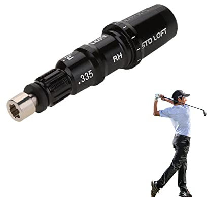 Dioche Shaft Sleeve Adapter, Adapter Sleeve Replacement Aluminum Alloy Shaft Adapter Sleeve Accessory for Driver (0.335)