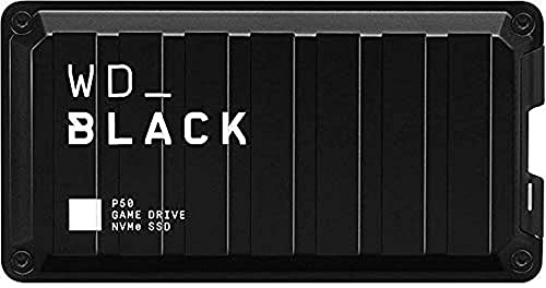 WD_BLACK P50 Game Drive SSD 1 TB externe SSD (SuperSpeed USB 3.2 Gen 2x2, stoßfest, Lesegeschwindigkeiten bis 2000 MB/s ) Schwarz - auch kompatibel mit PC, Xbox und PS5