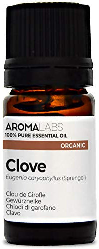 Aroma Labs - Clavo - Aceite Esencial Orgánico - Quimiotipado y Certificado AB - 5 mL
