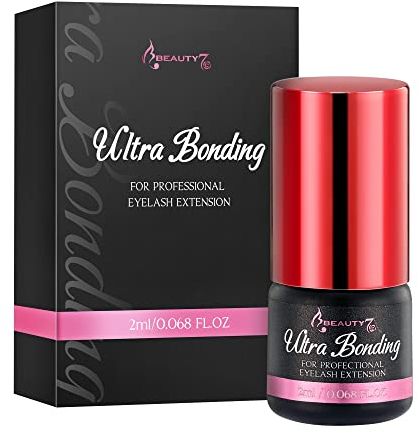 Weimob wimpernkleber für Wimperverlängerung For Permanent Lashes Super Quick Dry Eyelash Adhesive Professionelle Klasse dauerhafter wimpernkleber für Dauerwimpern Schwarzer Trocknungszeit 2-3 Sek 2ml