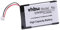 vhbw Batterie Compatible avec Philips S9A, S9A/34, S9A/38, S9H téléphone Fixe sans Fil (550mAh, 3,7V, Li-ION)